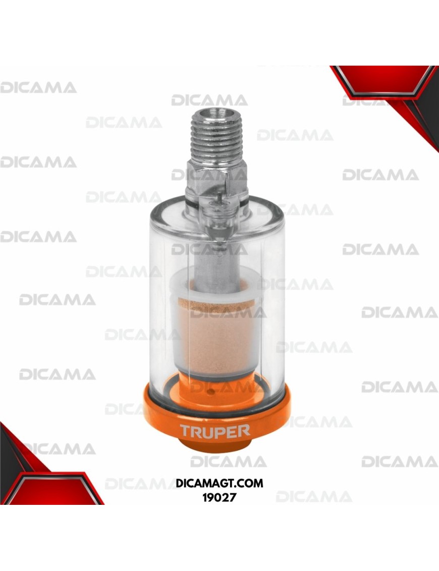 FILTRO SEPARADOR DE AGUA/ACEITE 1/4 NPT TRUPER 19027