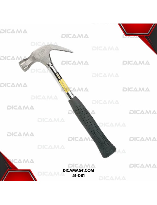 MARTILLO DE UÑA 16 ONZAS MANGO DE METAL STANLEY 51-081