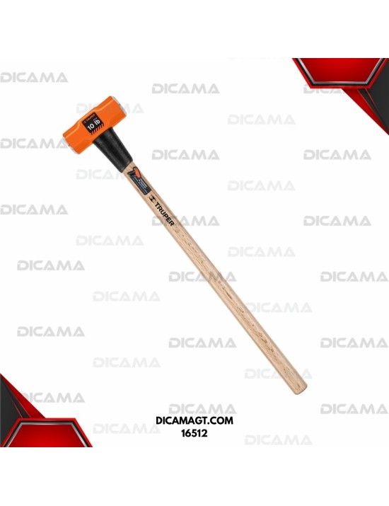 MARTILLO DE BOLA 10 LB 36 MANGO DE MADERA TRUPER 16512