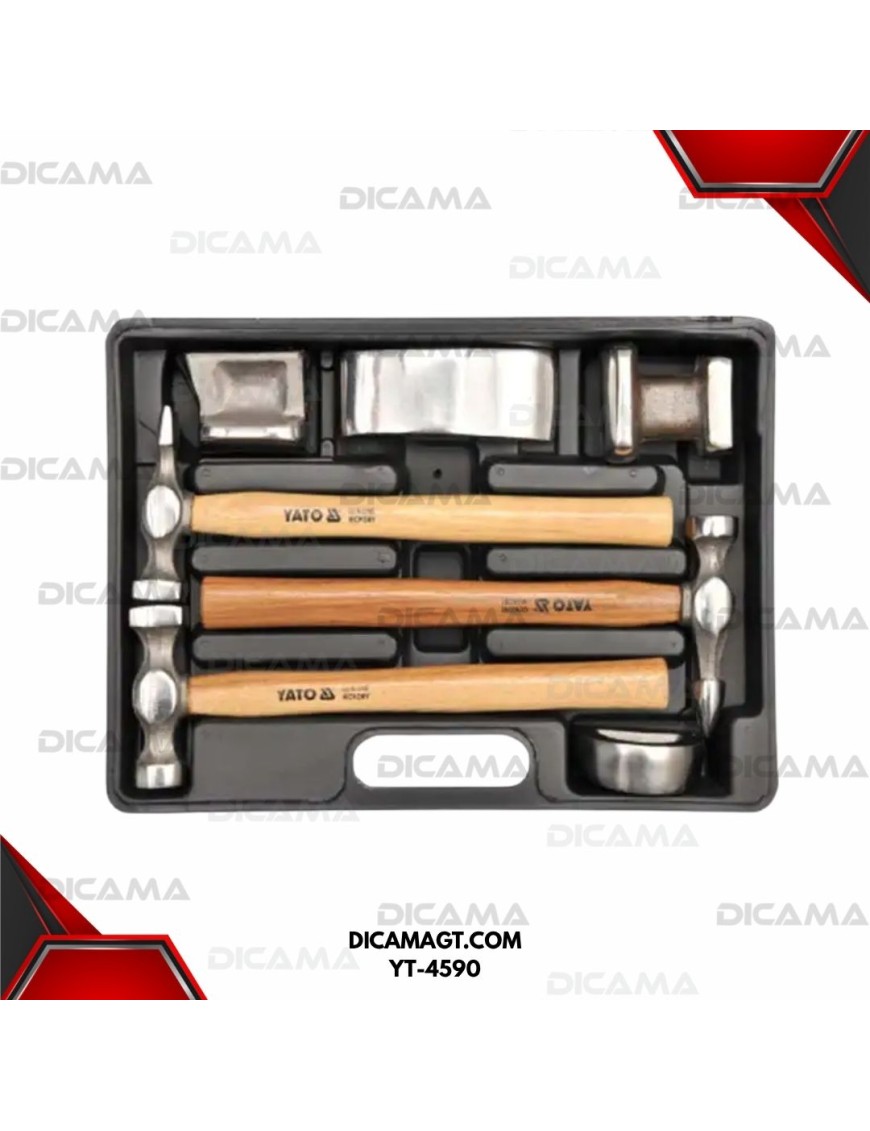 MARTILLO 7 PZS PARA ENDEREZADO YATO YT-4590