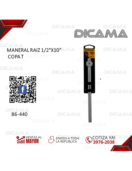 MANERAL RAIZ 1/2" 10" COPA T