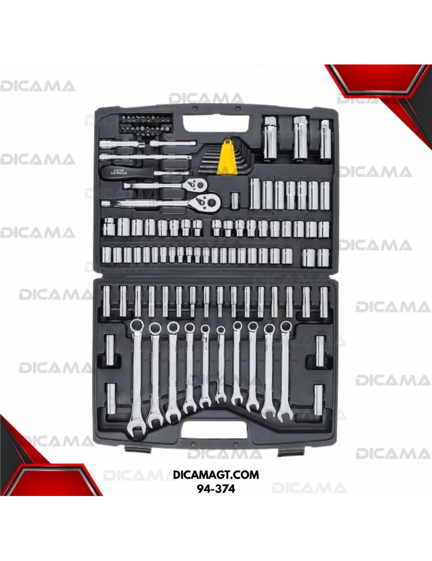 COPAS JUEGO RAIZ 1/4 3/8 123PZS MM/AM STANLEY 94-374