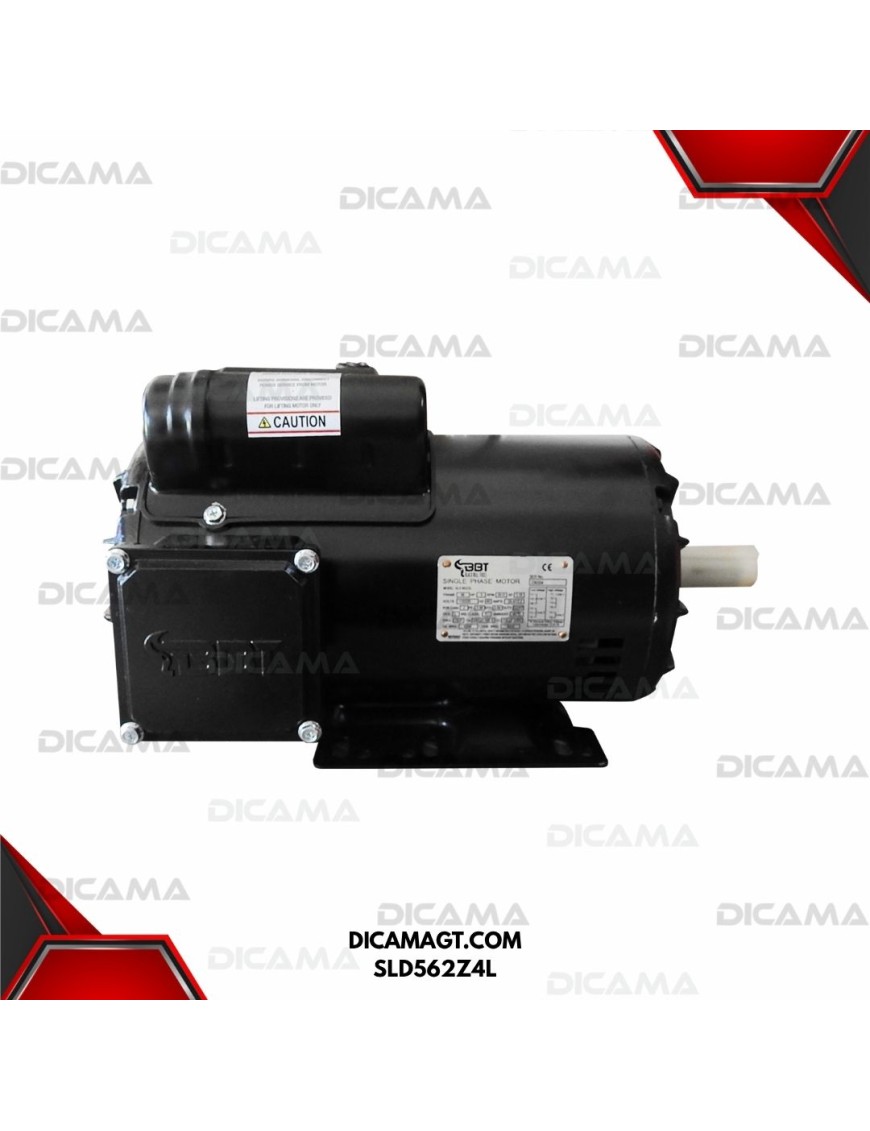 MOTOR ELECTRICO 2HP 1,725RMP 110/220V ABIERTO BBT SLD562Z4L