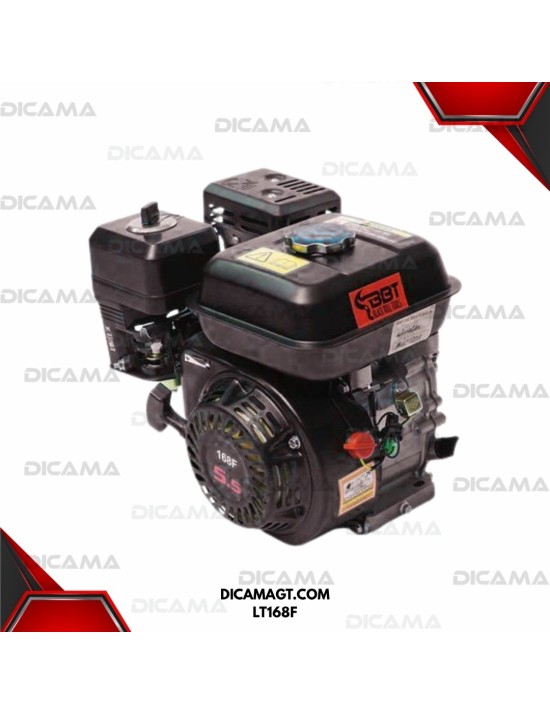 MOTOR ESTACIONARIO A GASOLINA 5.5 HP EJE LISO CON CUÑERO BBT LT168F