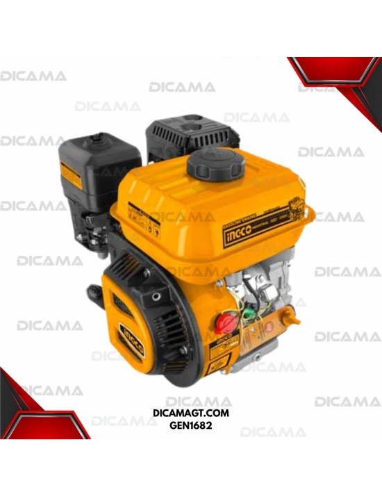 MOTOR ESTACIONARIO A GASOLINA 6.5 HP CON VELOCIDAD AJUSTABLE INGCO GEN1682