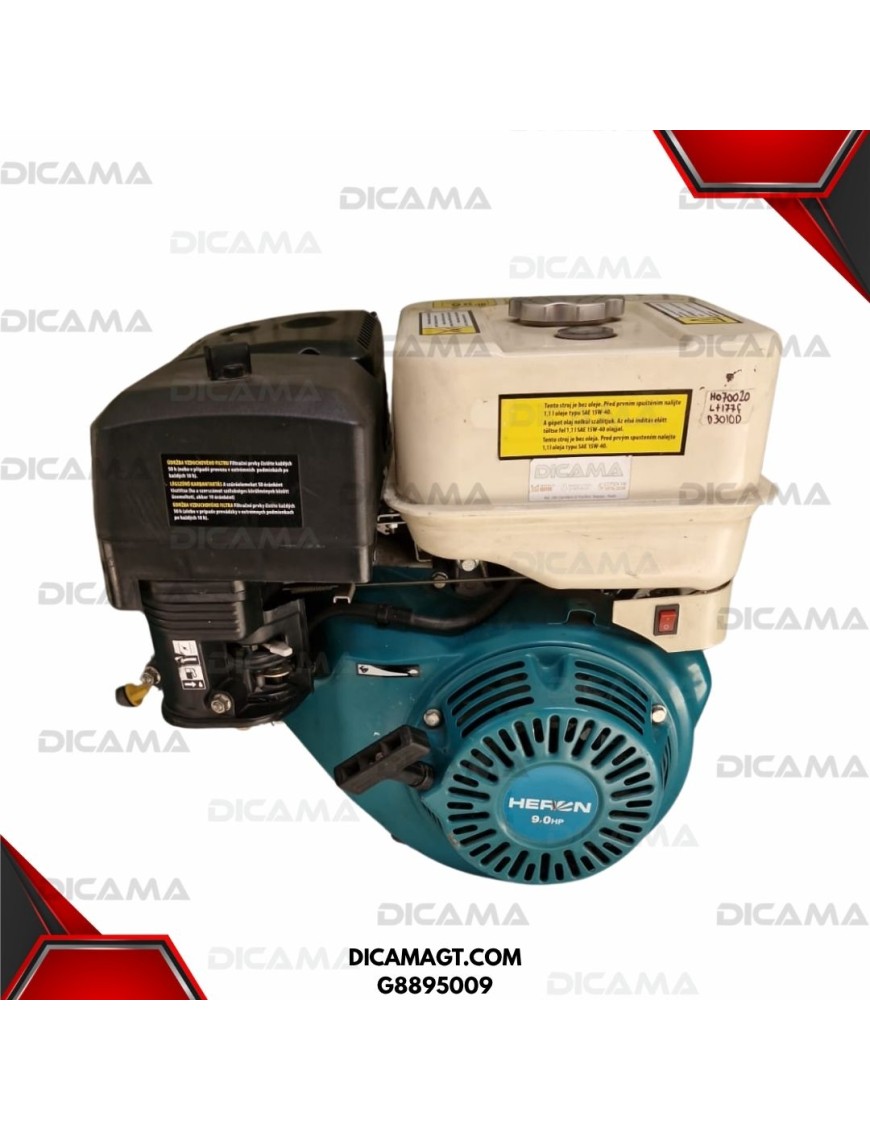 MOTOR ESTACIONARIO A GASOLINA 9 HP HERON LT177F