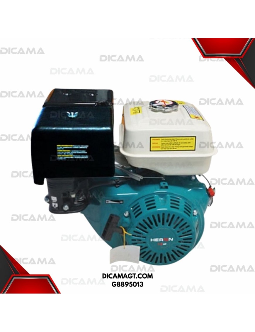 MOTOR ESTACIONARIO A GASOLINA 13 HP CON VELOCIDAD AJUSTABLE HERON G8895013