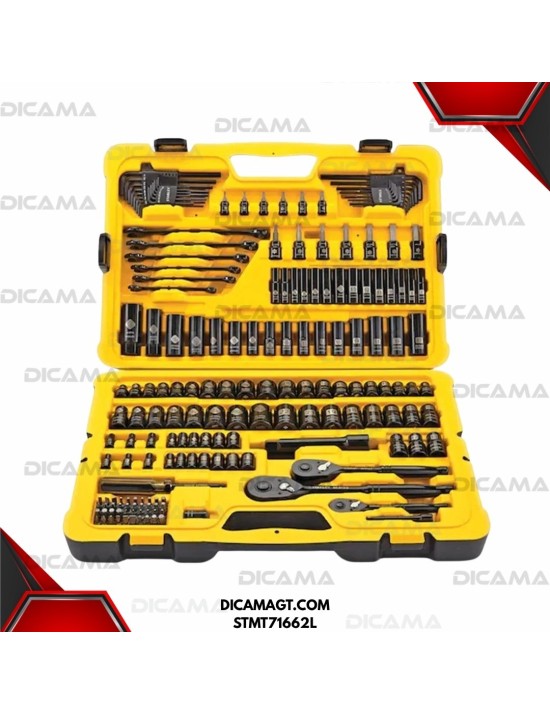 COPAS JUEGO RAIZ 1/4 3/8 1/2 183 PZAS MM/AM STANLEY STMT71662L