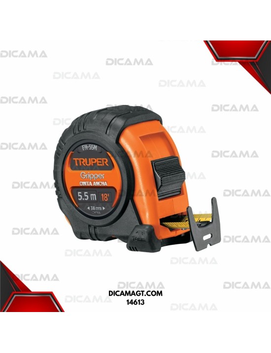 METRO DE 5.5 METROS GRIPPER CONTRA IMPACTOS  CINTA 25 MM TRUPER 14613