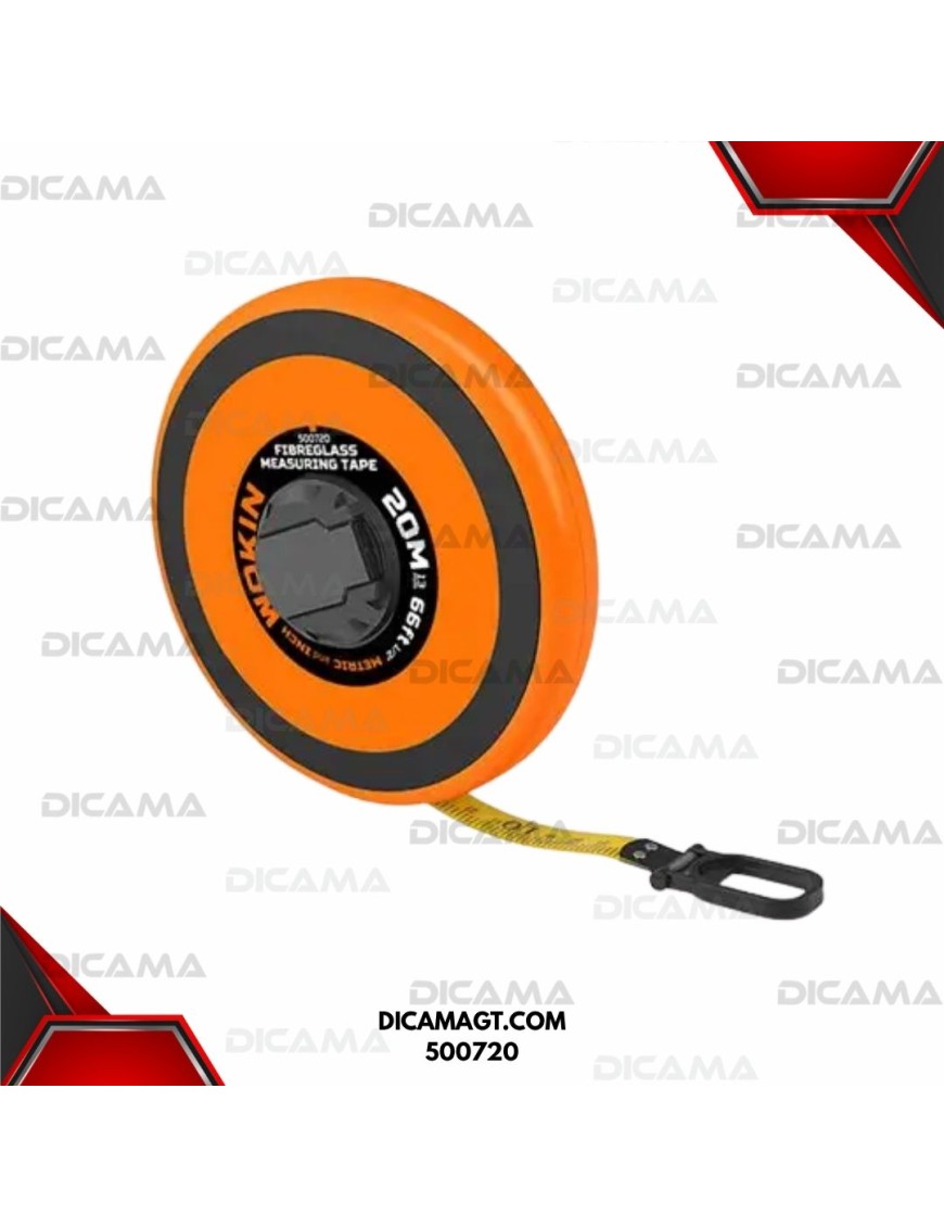 CINTA METRICA DE FIBRA DE VIDRIO 20MTS X1/2 WOKIN 500720