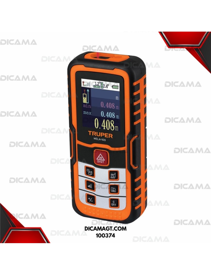 MEDIDOR LASER 100 METROS DE DISTANCIA TRUPER 100374