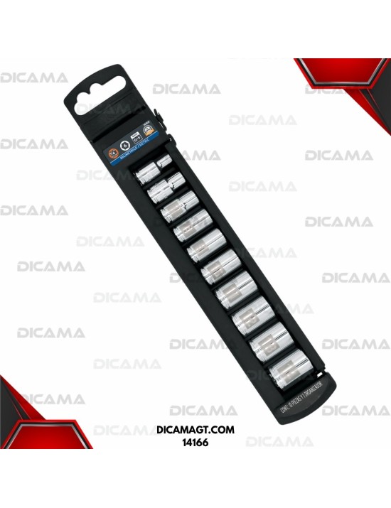 COPAS JUEGO RAIZ 1/4 10 PZS 5-14MM TRUPER 14166