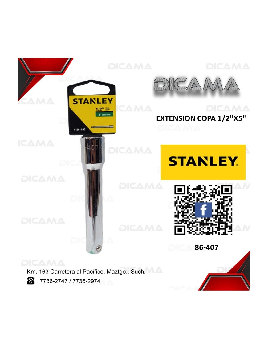 EXTENSION RAIZ 1/2 5"