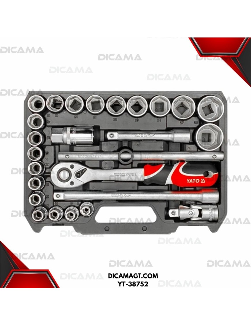 COPAS JUEGO RAIZ 1/2 26 PZAS AM YATO YT-38752