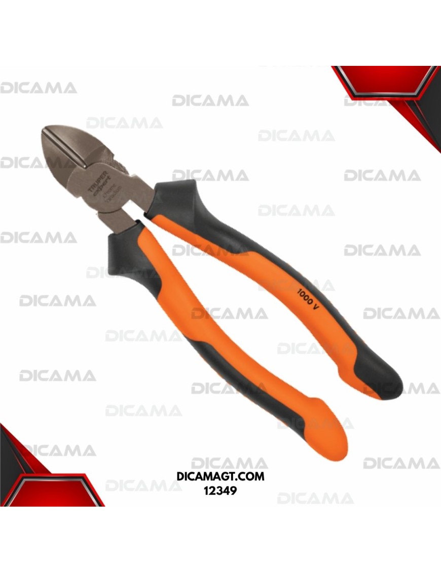 PINZA 7 CORTE DIAGONAL MANGO COMFORT GRIP EXPERT TRUPER 12349