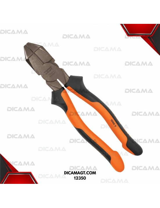 PINZA 8 ELECTRICISTA USO RUDO ALTA PALANCA COMFORT GRIP TRUPER 12350