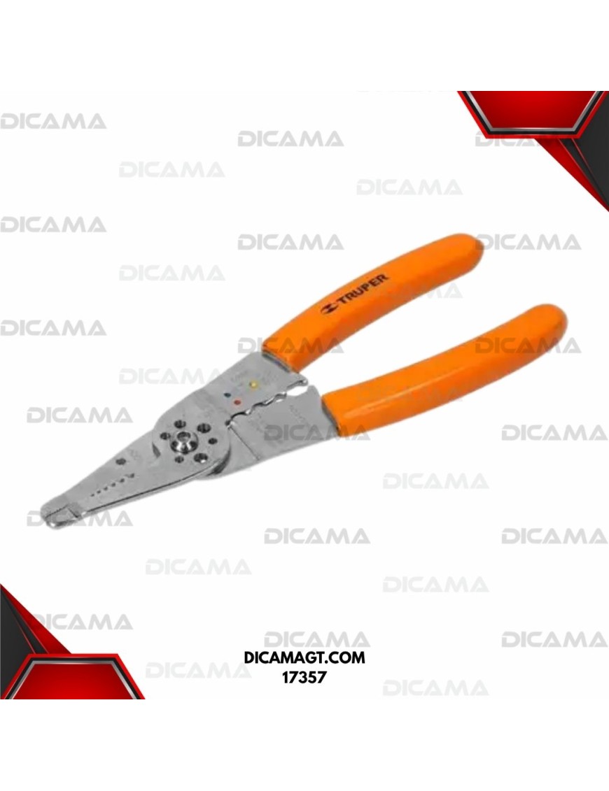 PINZA 8 PELA CABLE C/MORDAZA/ P/ZAPATAS TRUPER 17357