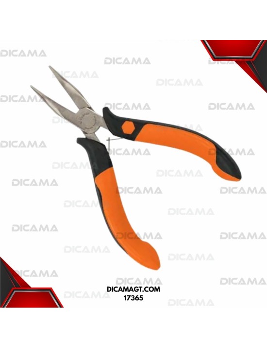 PINZA 5 MINI DE PUNTA CURVA MANGO COMFORT GRIP TRUPER 17365