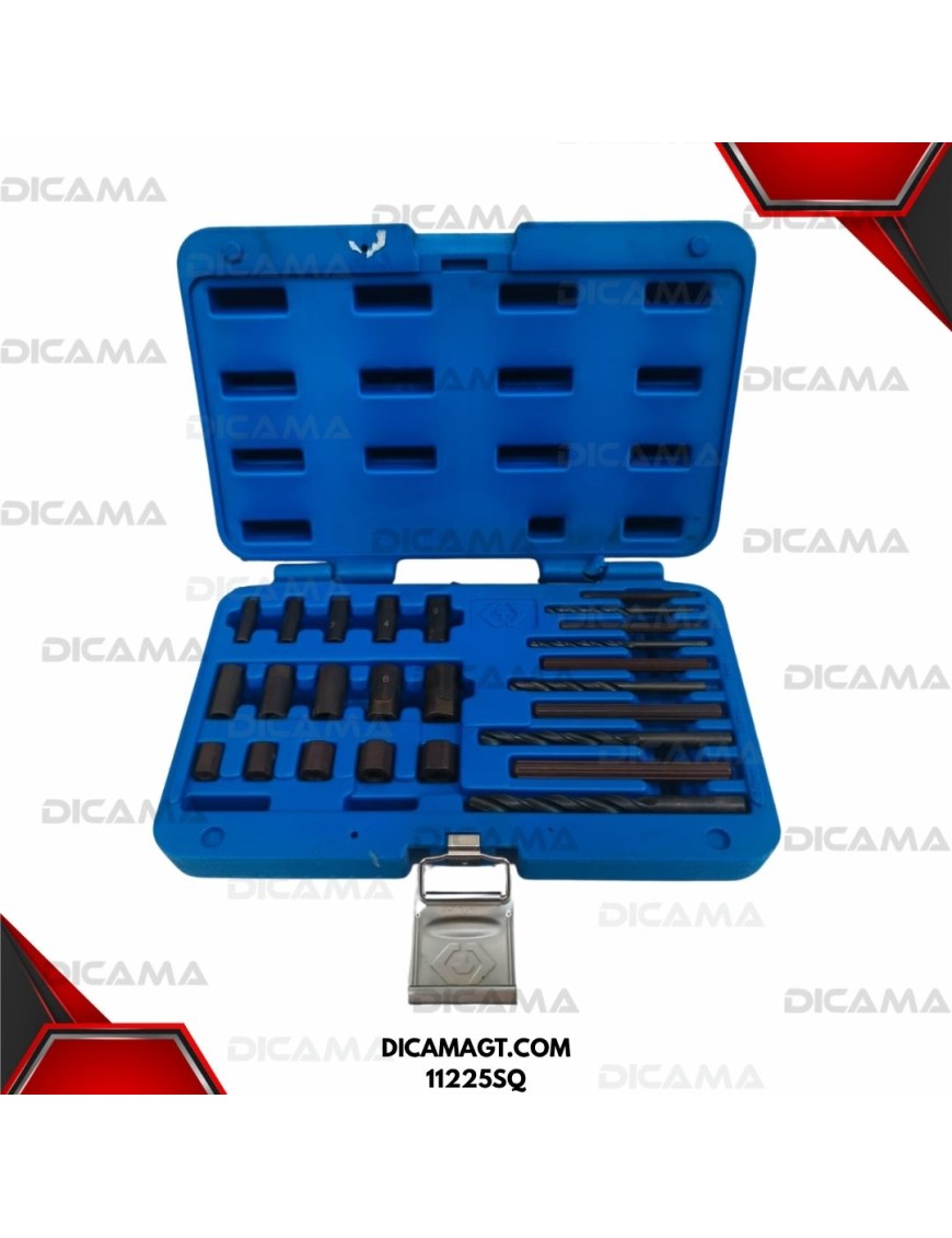 JUEGO DE EXTRACTORES DE TORNILLOS KING TONY 11225SQ