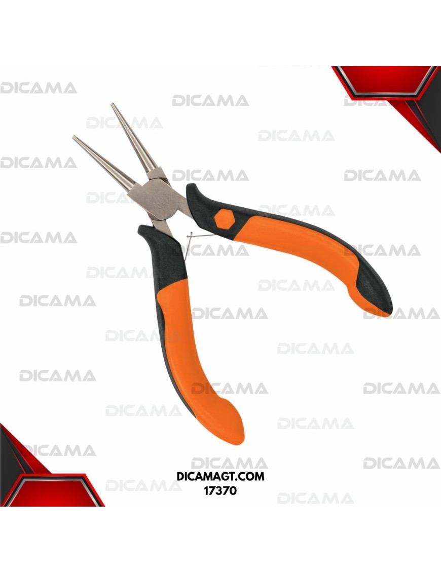 PINZA 5 MINI DE PUNTA REDONDA MANGO COMFORT GRIP TRUPER 17370