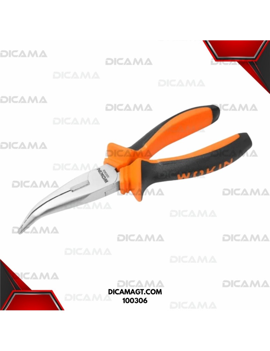 PINZA 6 PUNTA CURVA WOKIN 100306