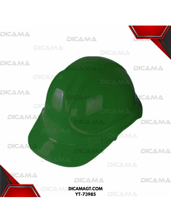 CASCO DE SEGURIDAD VERDE PROTECTOR C/BARBIQUEJO YATO YT-73985