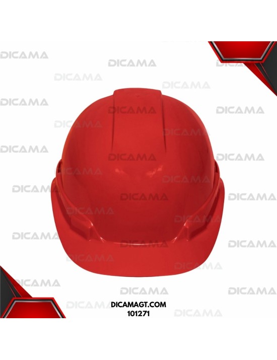 CASCO DE SEGURIDAD ROJO VENTILADO TRUPER 101271