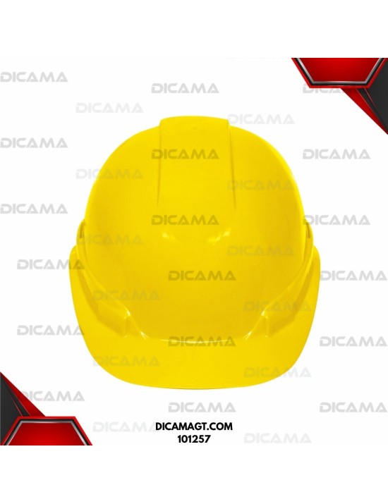 CASCO DE SEGURIDAD AMARILLO VENTILADO TRUPER 101257
