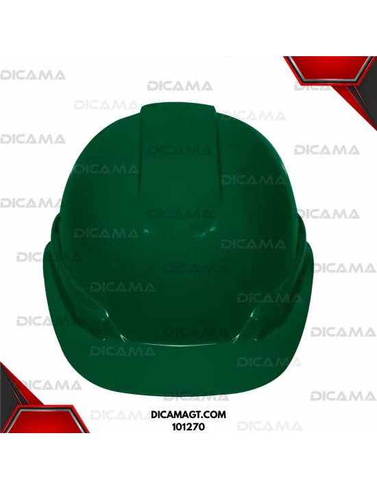 CASCO DE SEGURIDAD VERDE VENTILADO TRUPER 101270