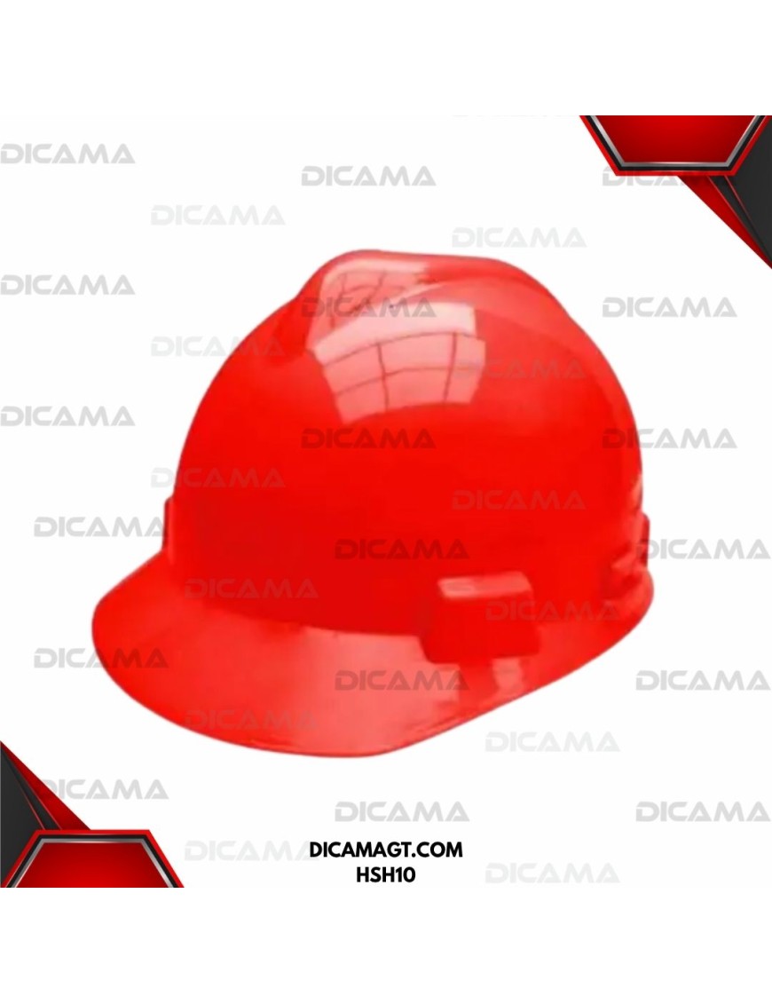 CASCO DE SEGURIDAD ROJO PROTECTOR 4P SUSPENSION INGCO HSH10