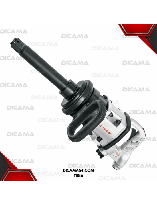 PISTOLA DE IMPACTO RAIZ 1 NEUMATICA 2,440 NM 1,800 LBS/PIES TRUPER 11186