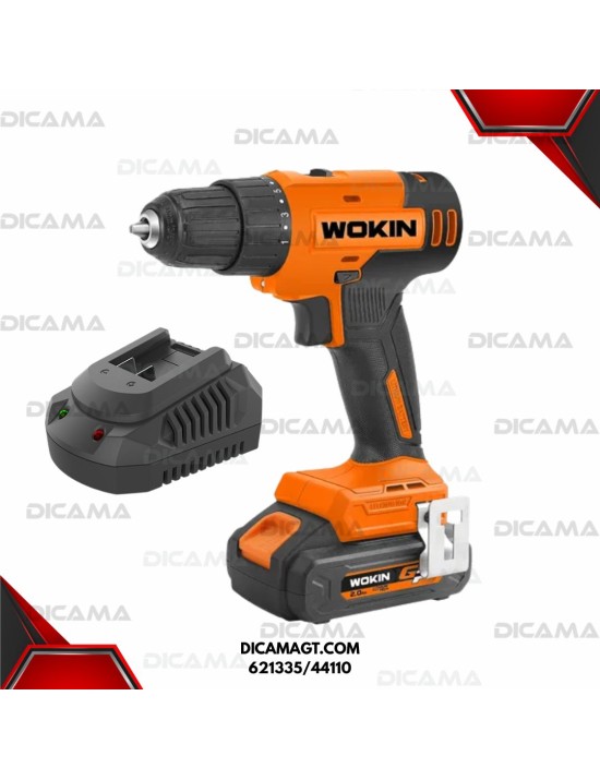 PISTOLA DE IMPACTO RAIZ 1/2 INALAMBRICA 20V 350NM CARGADOR+BAT WOKIN 621335/44110