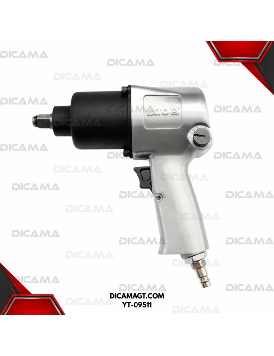 PISTOLA DE IMPACTO RAIZ 1/2 NEUMATICA 550NM DE ALUMINIO YATO YT-09511