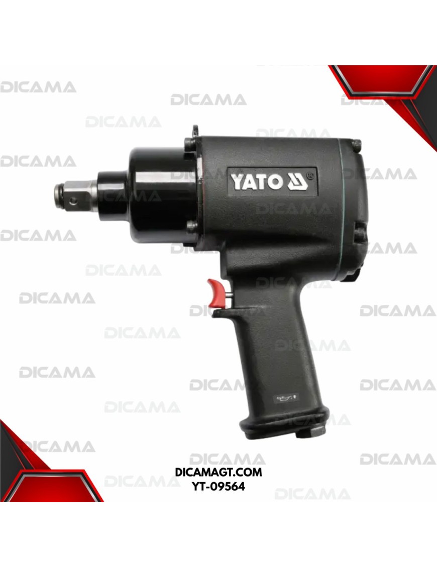 PISTOLA DE IMPACTO RAIZ 3/4 NEUMATICA 1300NM YATO YT-09564