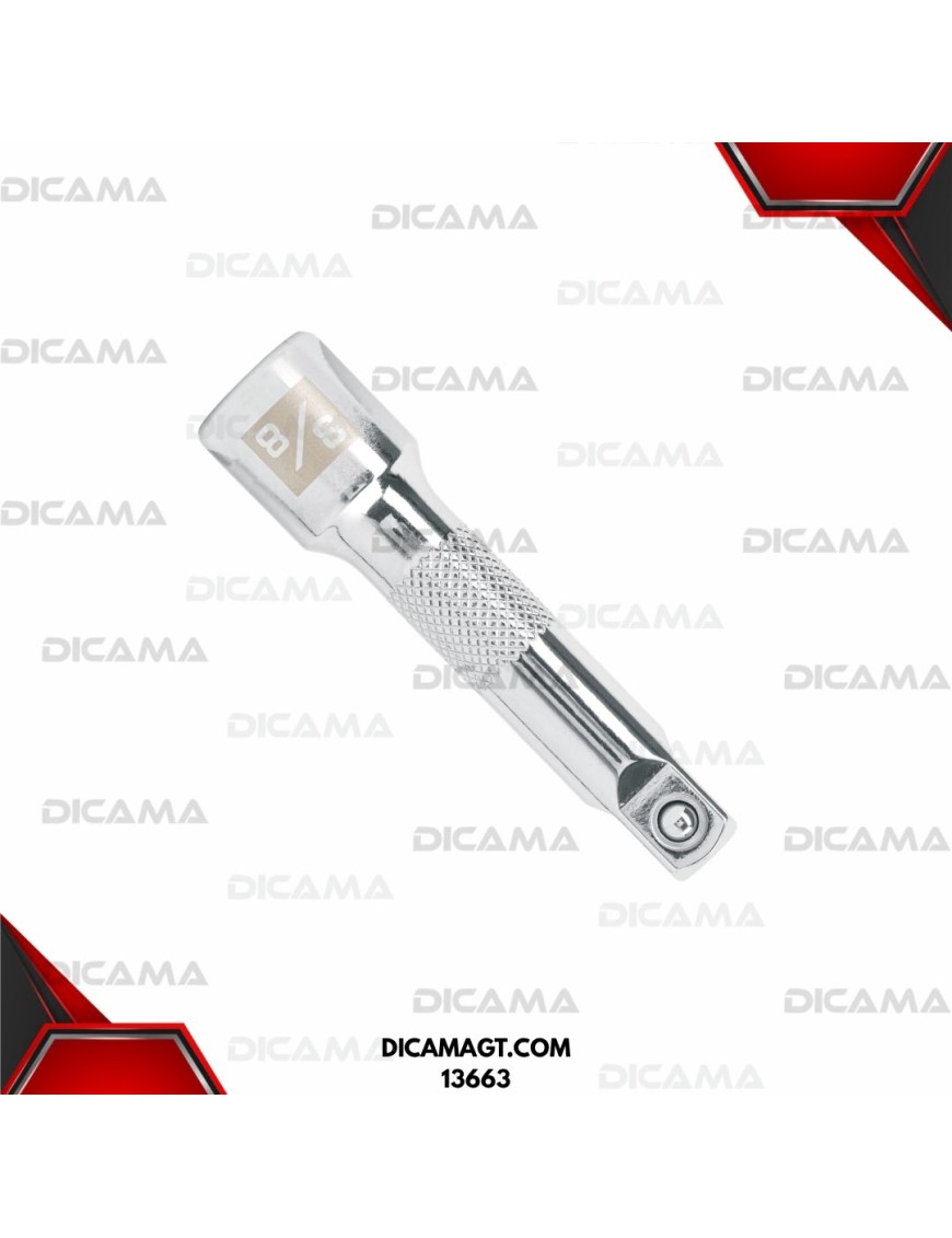 EXTENSIÓN DE 3 PARA MATRACA, CUADRO 3/8 TRUPER 13663