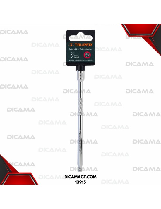 EXTENSION DE 6 PARA RACHT CUADRO 1/4 TRUPER 13915
