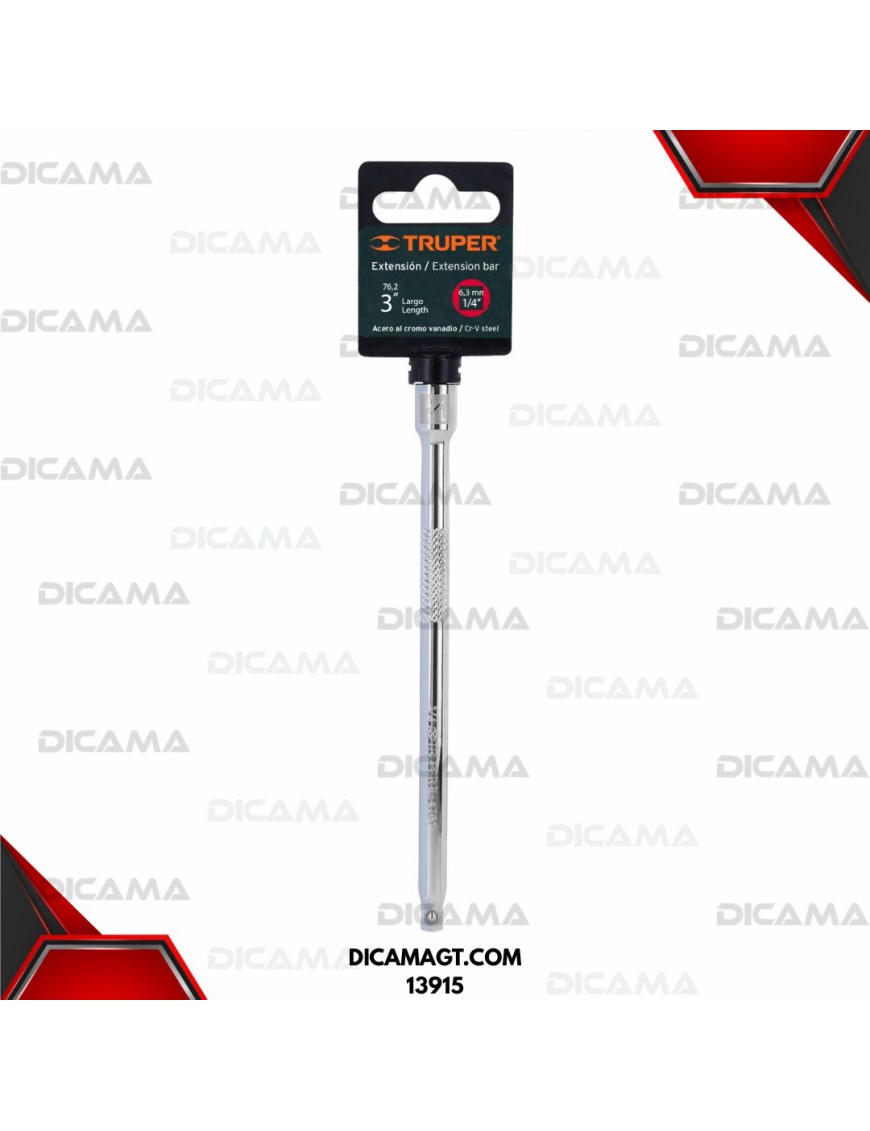 EXTENSION DE 6 PARA RACHT CUADRO 1/4 TRUPER 13915
