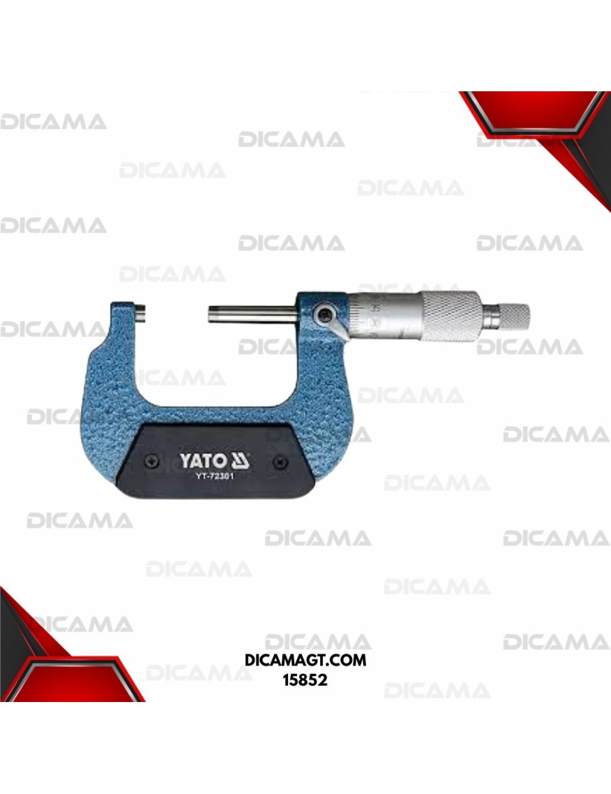 MICROMETRO EXTERNO 25MM-50MM YATO YT-72301