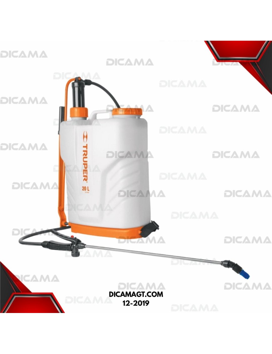 FUMIGADORA 20 LITROS TIPO MOCHILA TRUPER 12-2019