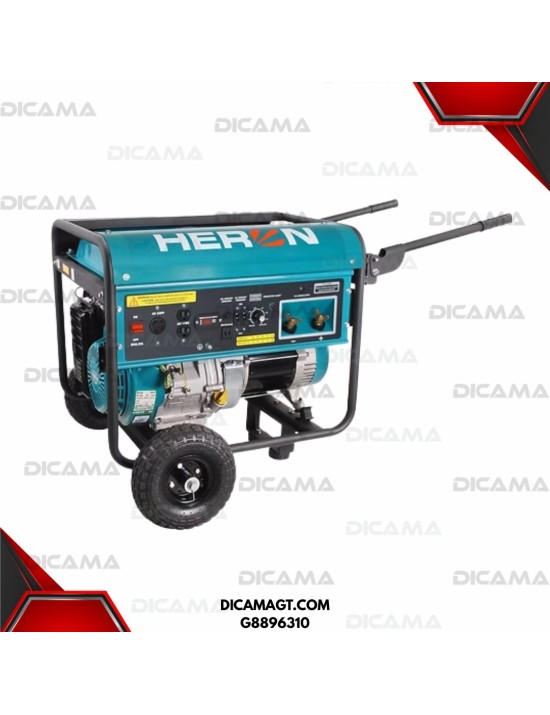 GENERADOR ELECTRICO 5,500 WATTS Y SOLDADOR HERON G8896310
