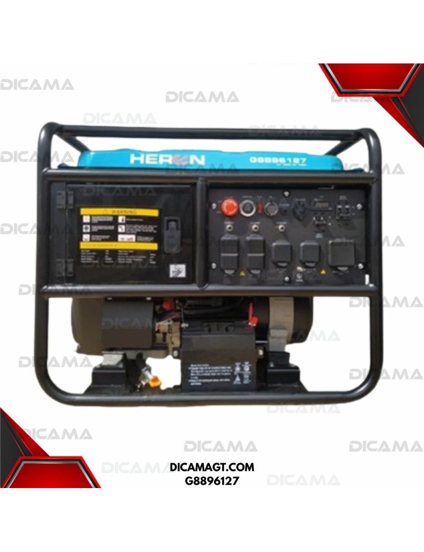 GENERADOR ELECTRICO 14,000 WATTS/22HP HERON G8896127