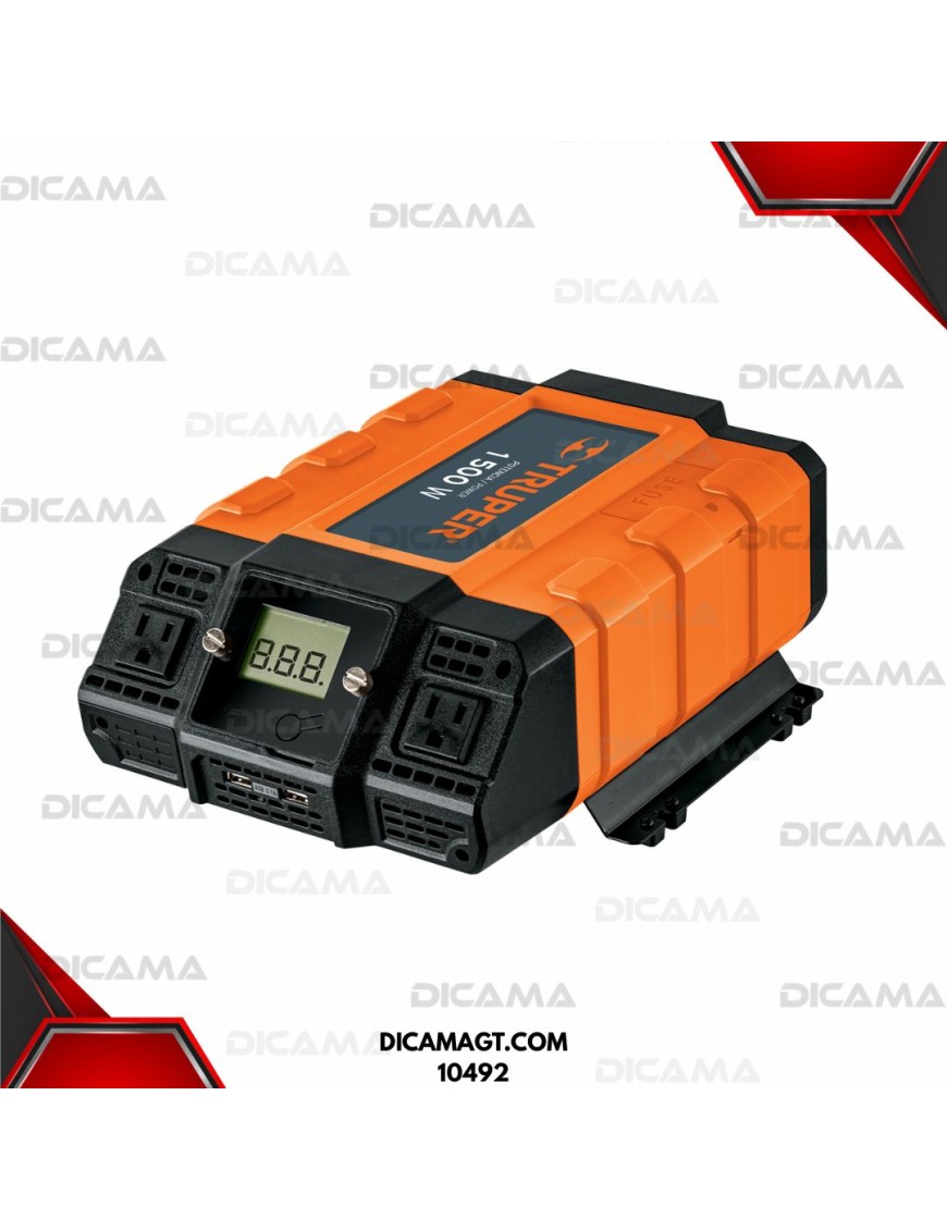 INVERSOR DE CORRIENTE 1500 WATTS TRUPER 10492