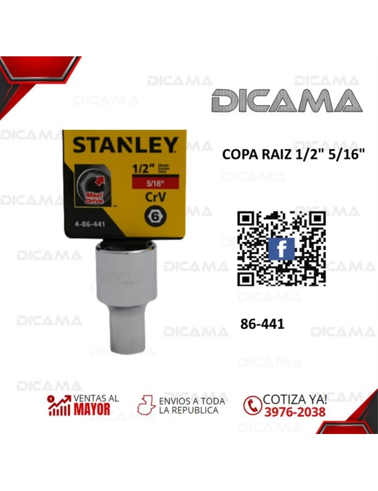 COPA RAIZ 1/2" 5/16"