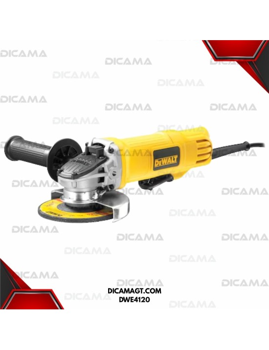 PULIDORA 4 1/2 900 WATTS 12,000 RPM SWITCH TIPO PALETA DEWALT DWE4120