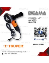 PULIDORA 4 1/2 800 WATTS ERGO PRO TRUPER 18156/100250