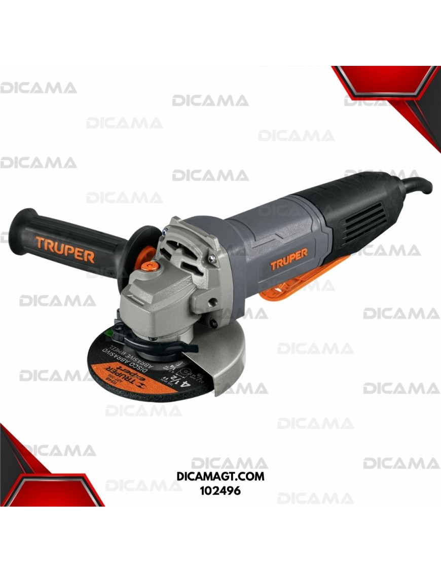 PULIDORA 4 1/2 850 WATTS INTERRUPTOR DE PALETA INDUSTRIAL TRUPER 102496