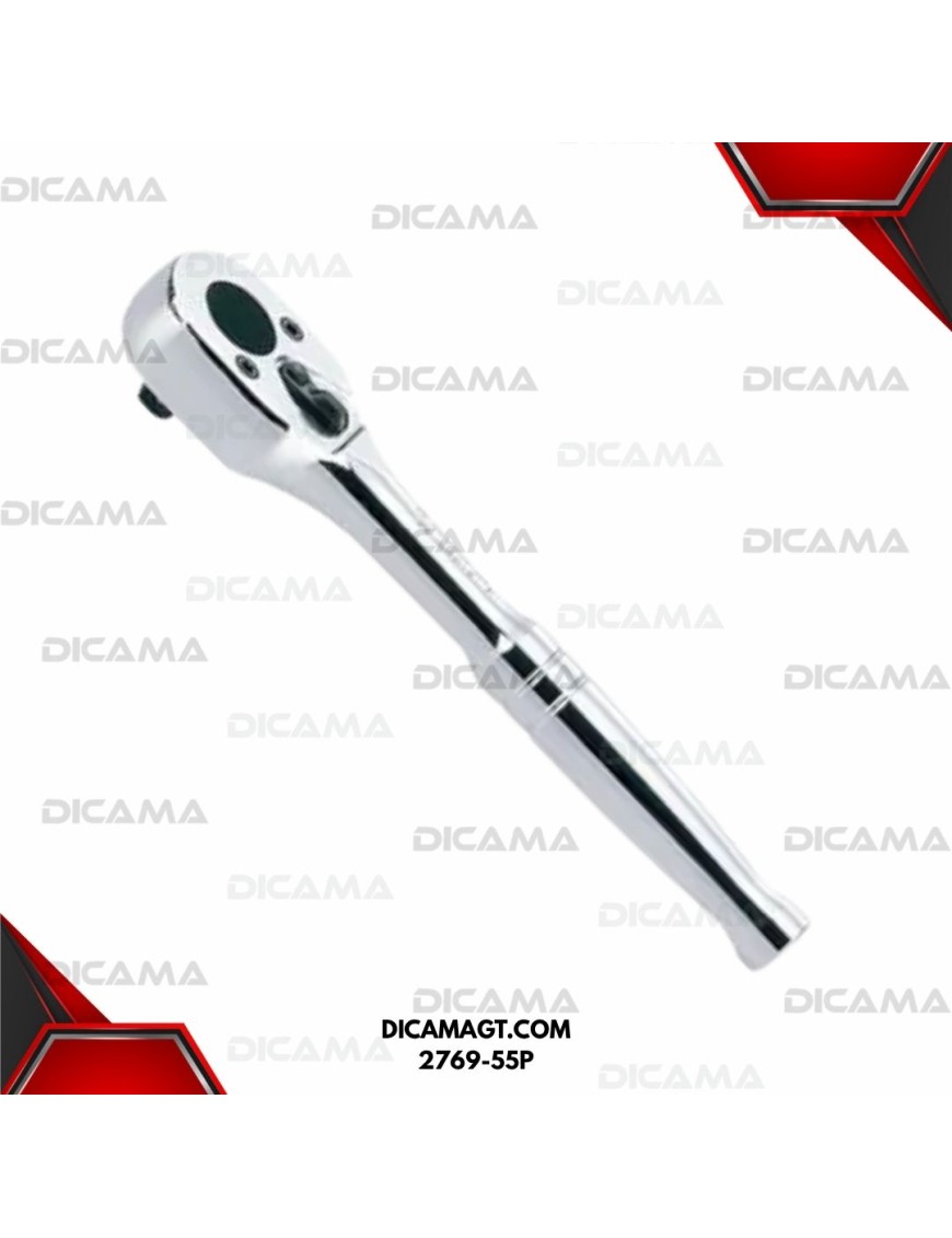 RATCHET RAIZ 1/4 6 REVERSIBLE PULIDO KING TONY 2769-55P