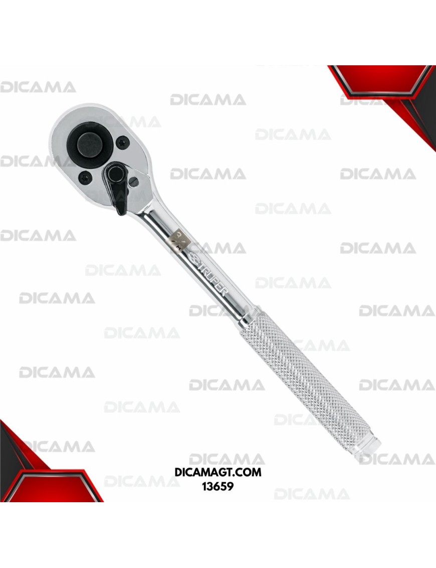 RATCHET RAIZ 3/8 CABEZA DE PERA DE LIBERACION RAPIDA TRUPER 13659