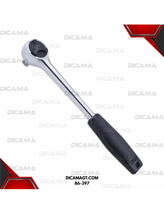 RATCHET RAIZ 1/2PULG 10 MANGO DE GOMA CON DESCONECTADOR RAPIDO STANLEY 86-397