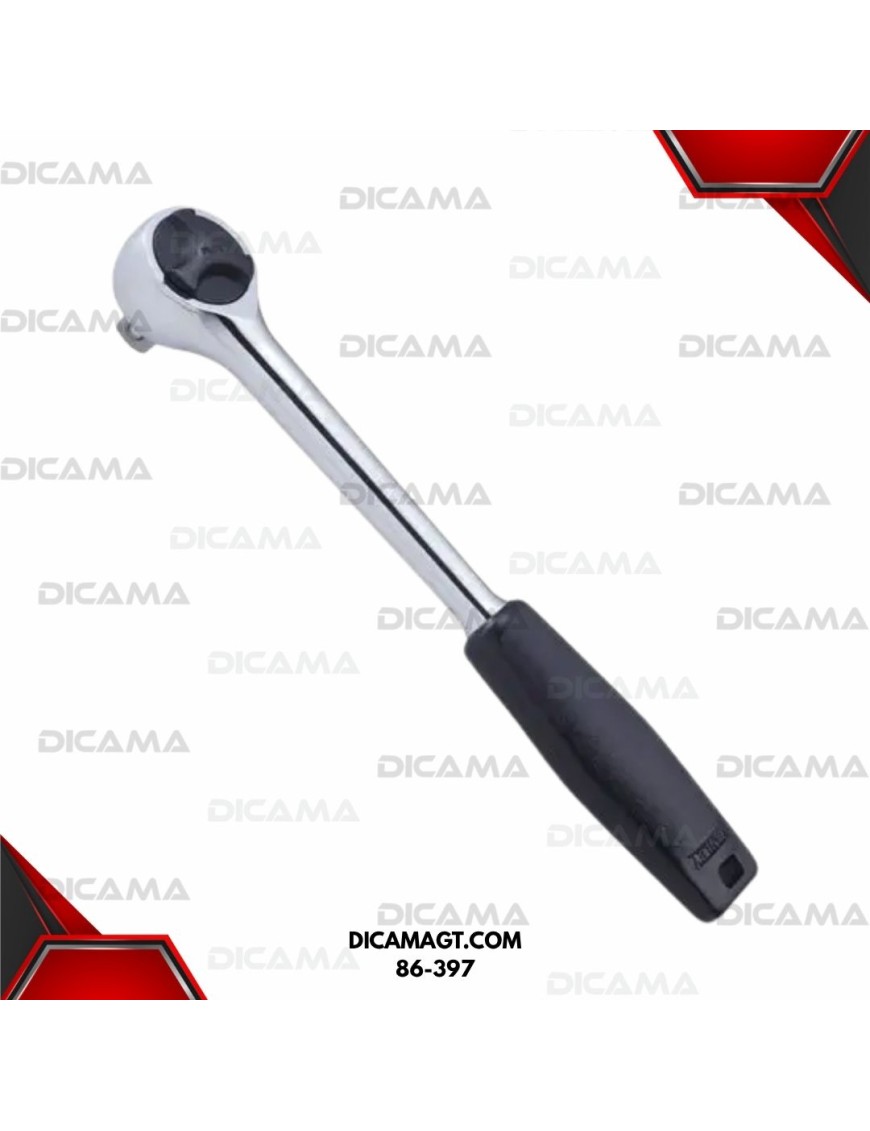 RATCHET RAIZ 1/2PULG 10 MANGO DE GOMA CON DESCONECTADOR RAPIDO STANLEY 86-397